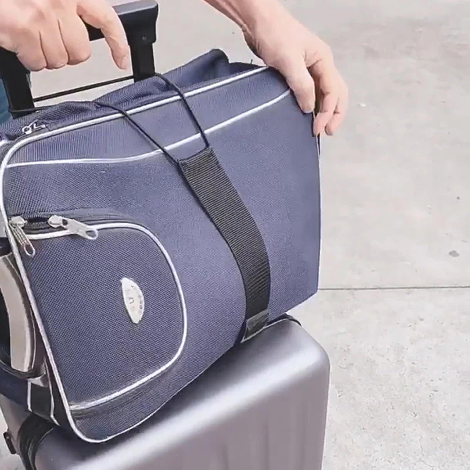 Amazon.co.jp: 荷物用弾性固定ベルト、スーツケースストラップ